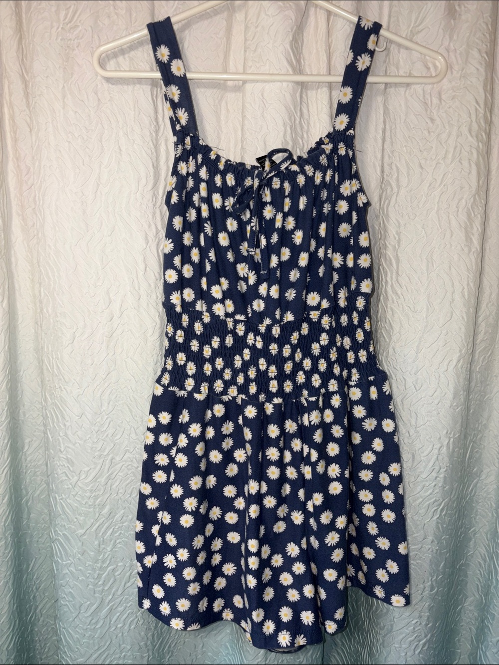 Rue21 Navy Daisy Print Romper